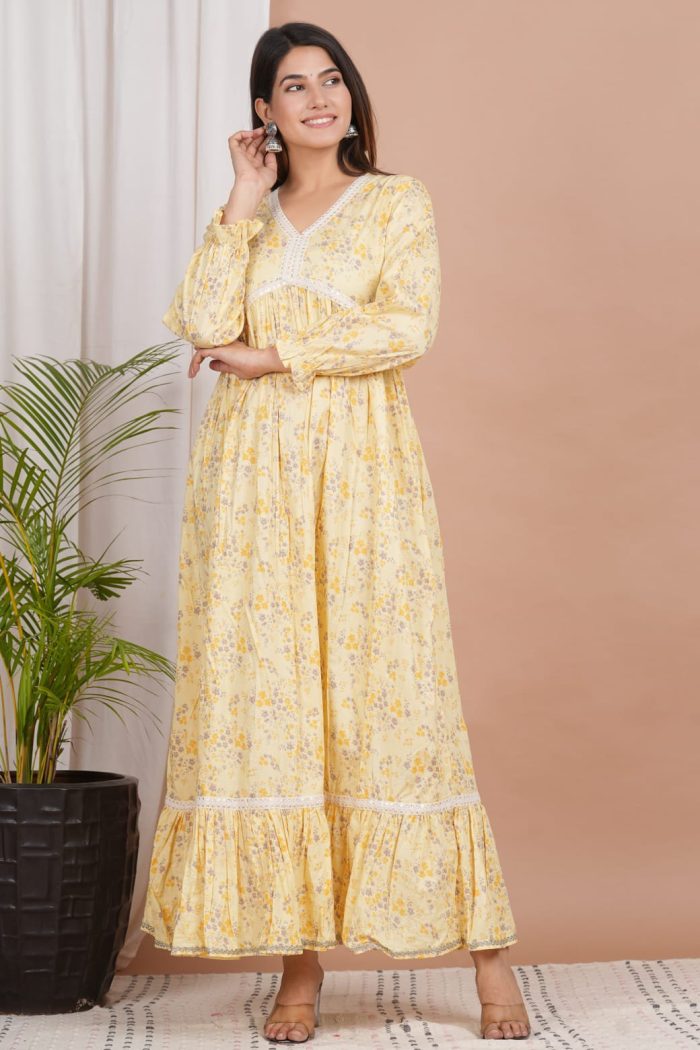 Long Cotton Gown
